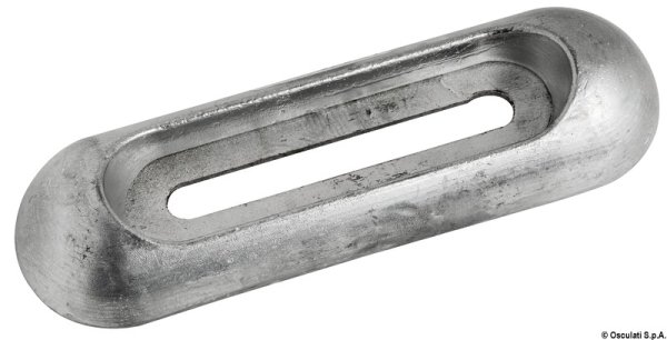 Anodo da imbullonare 200X65 mm in alluminio - 43.912.11